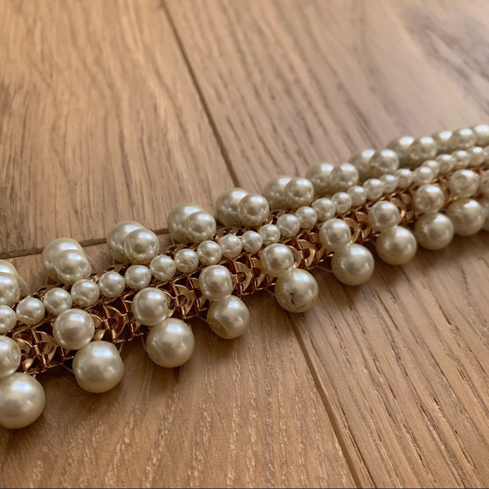 Pearl Adorned Collar Necklace - Picture 5 of 6